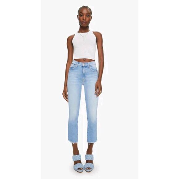 MOTHER Denim - MOTHER “Limited Edition” Insider Crop Step Fray Jeans — Size 28